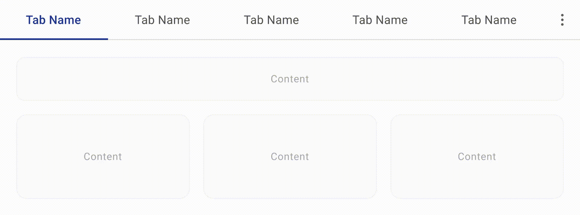 Tab overflow menu